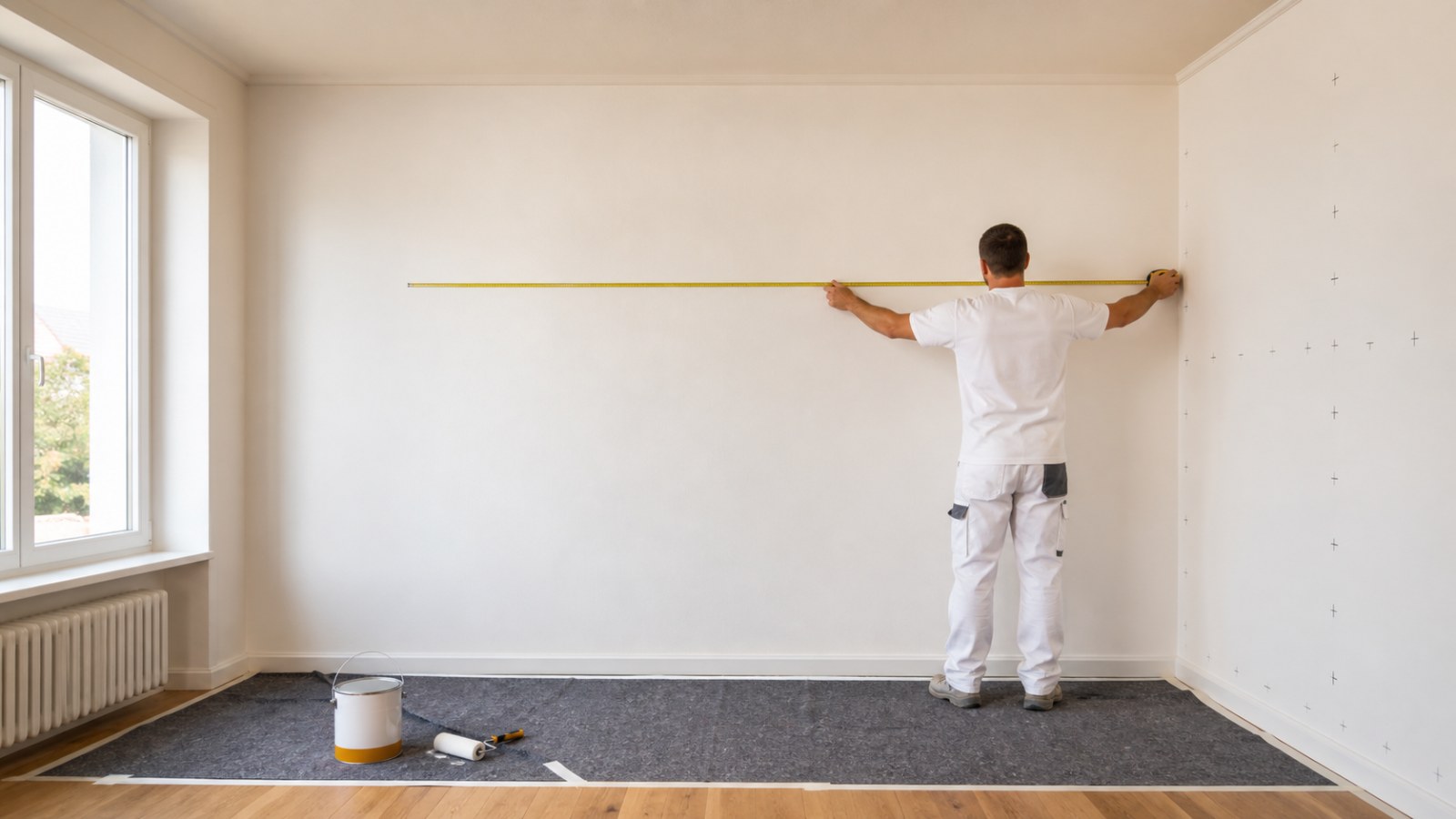 Calcul de la quantité de peinture nécessaire pour une pièce