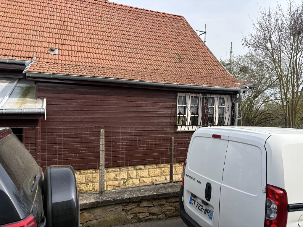 Rénovation peinture sur Maison en bois — Sillegny
